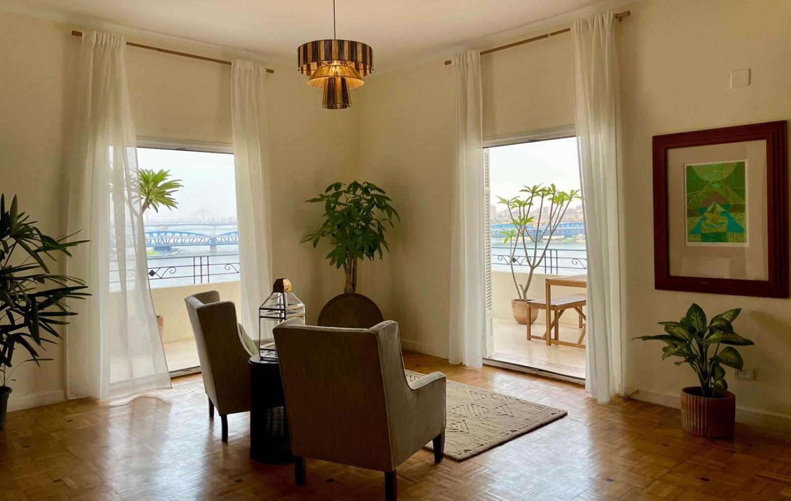 Luxury On The Nile - Zamalek Apartments Kairo Exteriör bild