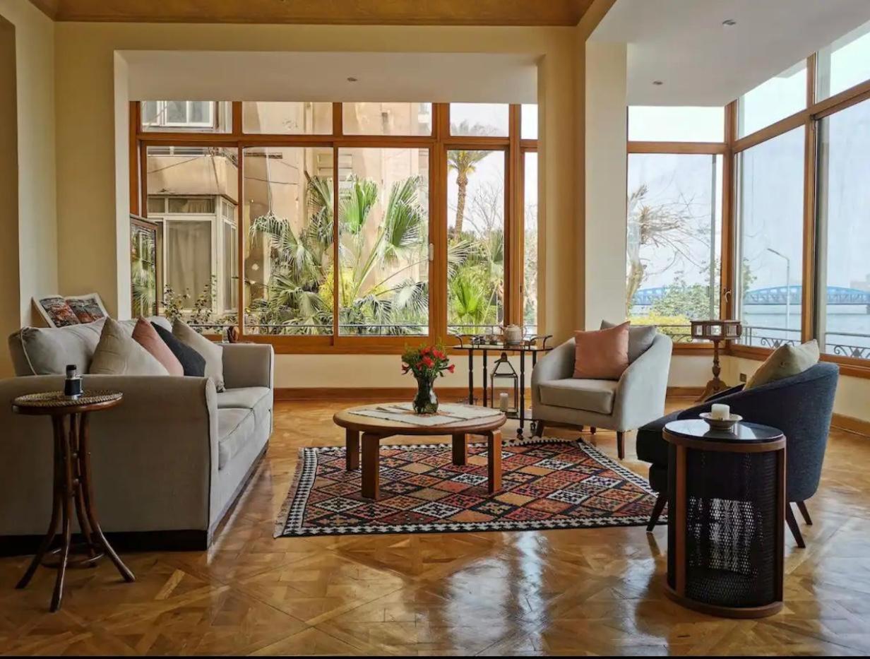 Luxury On The Nile - Zamalek Apartments Kairo Exteriör bild